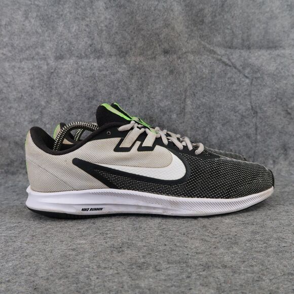 Nike Shoes Mens 8 Athletic Sneakers Downshifter 9 Running Trainers Active Black - Picture 2 of 14